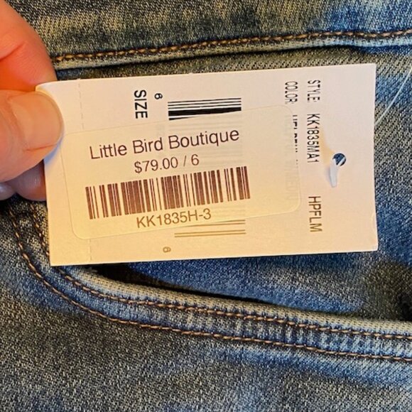 Kut From The Kloth Denim "Rose" Button Up Front Skirt, Women's Size 6 - Picture 11 of 14